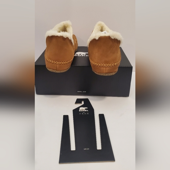 (NEW) SOREL MANAWAN™ II SLIPPER Elk Natural Brown Suede NM3477-286 Men’s ALL SZ - Picture 3 of 9